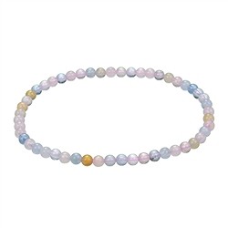 0623450104 Armband, Morganit, 04mm Kugeln | Großhändler Edelsteine, Heilsteine & Schmuck