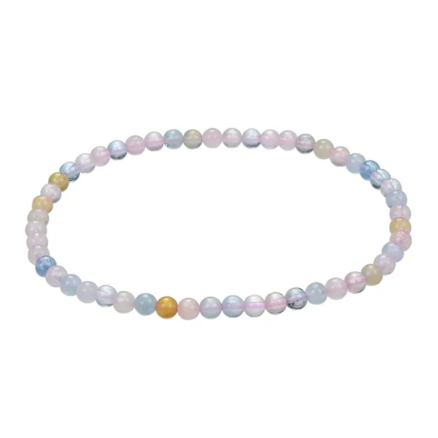 Pulsera, morganita, 04mm cuentas | Marco Schreier