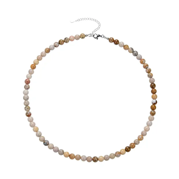 Ohrstecker versteinerte Koralle, Kugel, 8mm | Edelsteine, Heilsteine & Schmuck