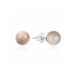 0624545158 Ohrstecker versteinerte Koralle, Kugel, 8mm | Edelsteine, Heilsteine & Schmuck