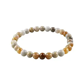 Bracciale, corallo pietrificato, perline da 06 mm | Marco Schreier