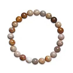 0624550108 Bracelet, Petrified Coral, 08mm beads | wholesale gems, healing stones & jewelry