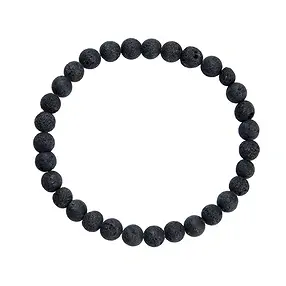 Armband, Lava (schwarz), 06mm Kugeln | Schreier Edelsteine, Heilsteine & Schmuck
