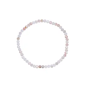 Armband, Andenopal (pink), 03mm Kugeln, facettiert, 14cm (kurz) | Marco Schreier