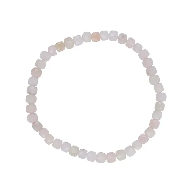 Bracelet, opal (Andean Opal), 04mm cube, faceted | Marco Schreier