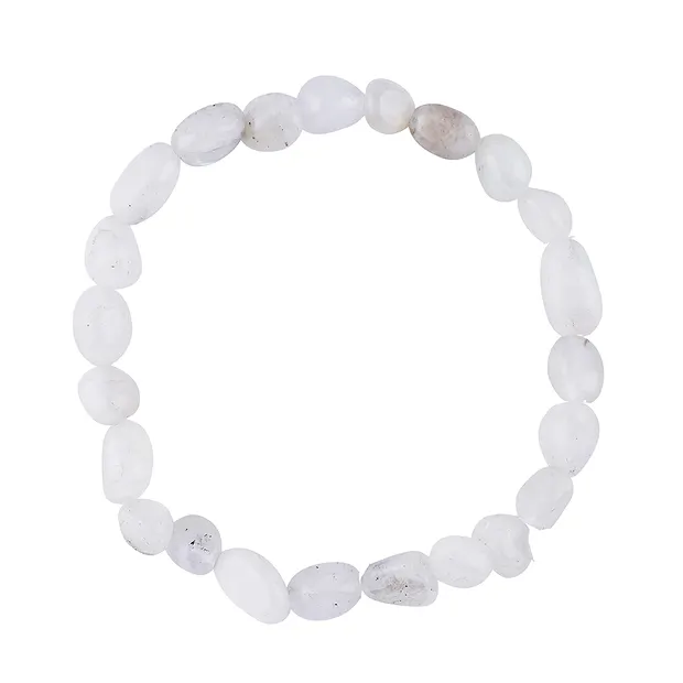 Bracciale, Labradorite (bianca), pepite di 08-10 mm | Marco Schreier