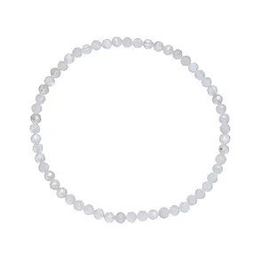 Armband, Labradorit (weiß), 03mm Kugeln, facettiert, 19cm | Marco Schreier