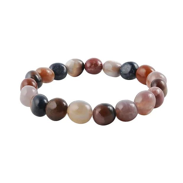 Bracelet, Sardonyx, 12-14mm nuggets | wholesaler gems, healing stones & jewelry