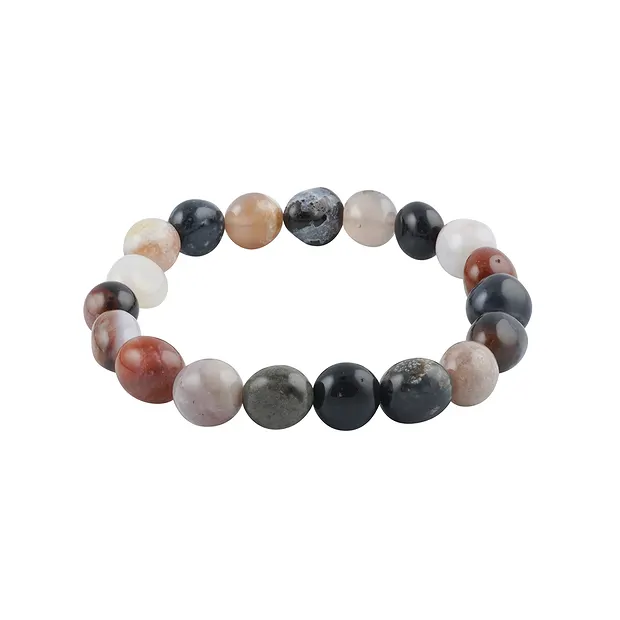 Bracelet, Sardonyx, 10-12mm nuggets | wholesaler gems, healing stones & jewelry