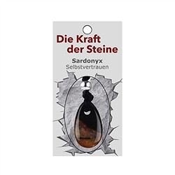 0627171015 Colgante de piedra de poder Sardonyx (confianza en sí mismo) | Marco Schreier