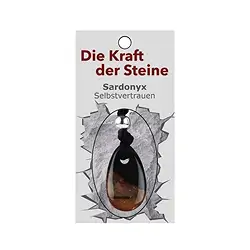 0627171015 Colgante de piedra de poder Sardonyx (confianza en sí mismo) | Marco Schreier