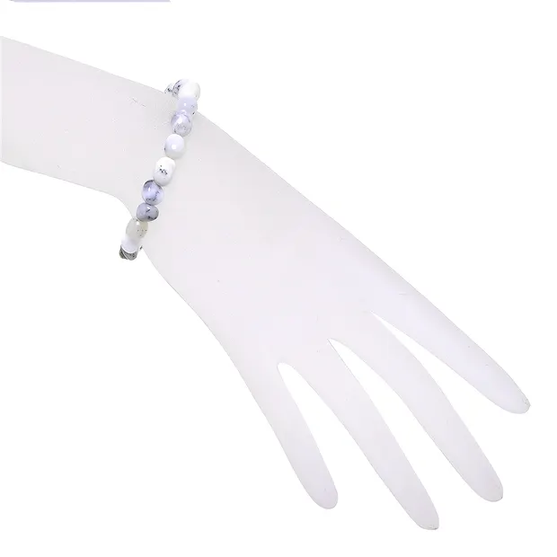 Bracelet, dendritic opal, 08 x 10mm nuggets | wholesaler gems & healing stones