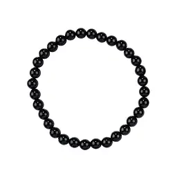 0628850106 Armband, Obsidian (schwarz), 06mm Kugeln | GH Edelsteine, Heilsteine & Schmuck