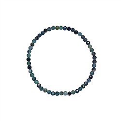 0629850231 Bracciale, indigolite, perline da 03 mm, sfaccettate, 14 cm (corto) | Marco Schreier