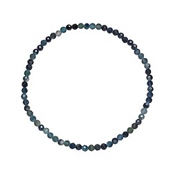 0629851031 Bracelet, Indigolite, 03mm boules, facettes, 19cm | Marco Schreier