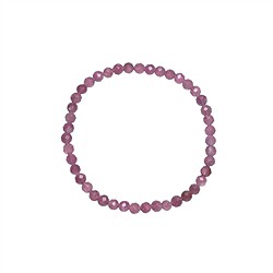 0629950231 Pulsera, turmalina (rosa), 03mm cuentas, facetado, 14cm (corto) | Marco Schreier