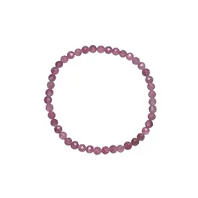Armband, Turmalin (rosa), 03mm Kugeln, facettiert, 14cm (kurz) | Marco Schreier