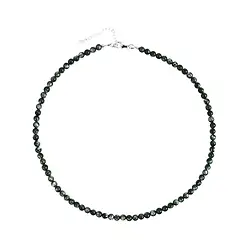 0630314050 Kette Serafinit, Kugeln (5,5mm), rhodiniert, Verlängerungskettchen | Marco Schreier