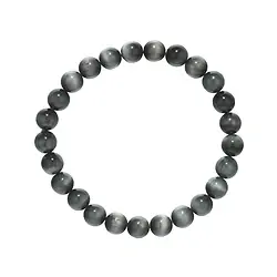 0630550108 Bracelet, Cat's Eye Quartz, 08mm beads | Schreier gems, healing stones & jewelry