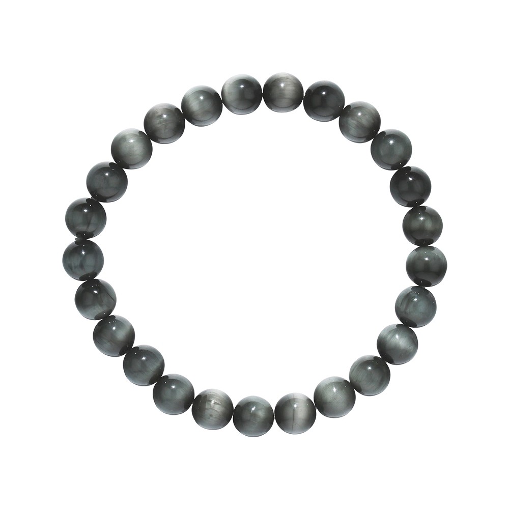 Armband, Quarz-Katzenauge, 08mm Kugeln | Edelsteine, Heilsteine & Schmuck-Handel