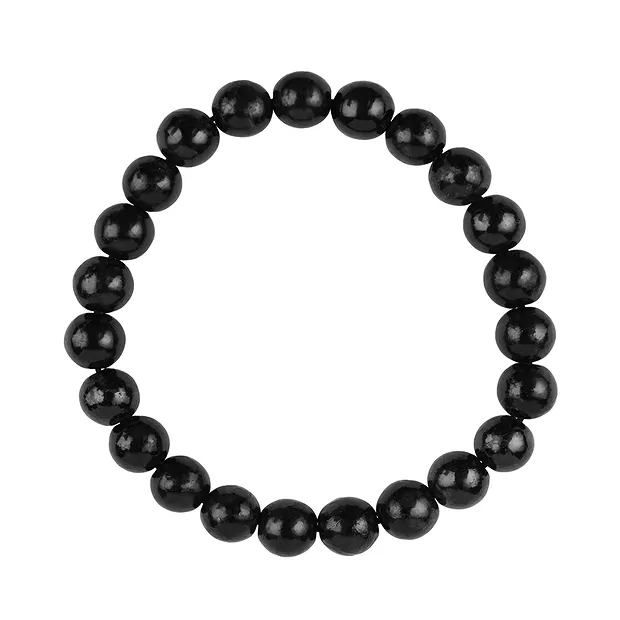 Bracelet, Vivianite, 08-09mm perles rondes | Marco Schreier