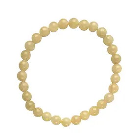 Bracelet, Heliodor, 06mm beads | minerals trade - gems, healing stones & jewelry