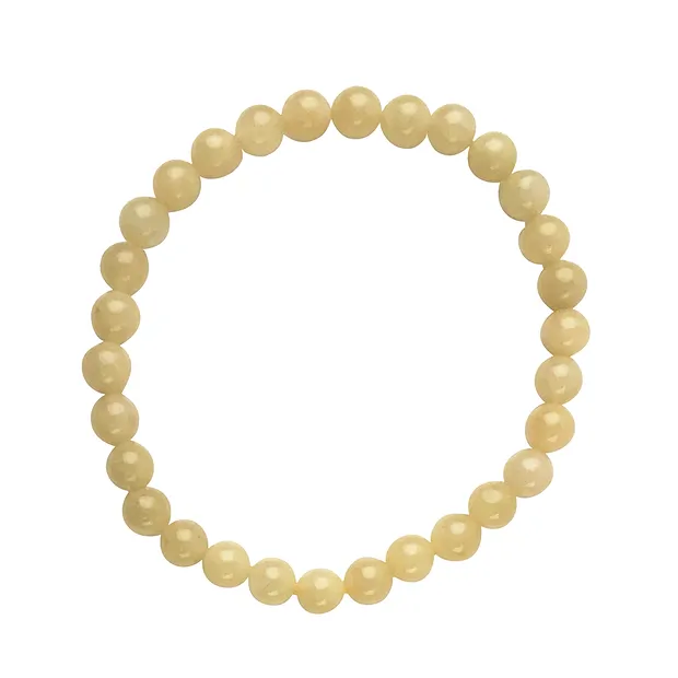 Bracelet, Heliodor, 06mm beads | minerals trade - gems, healing stones & jewelry