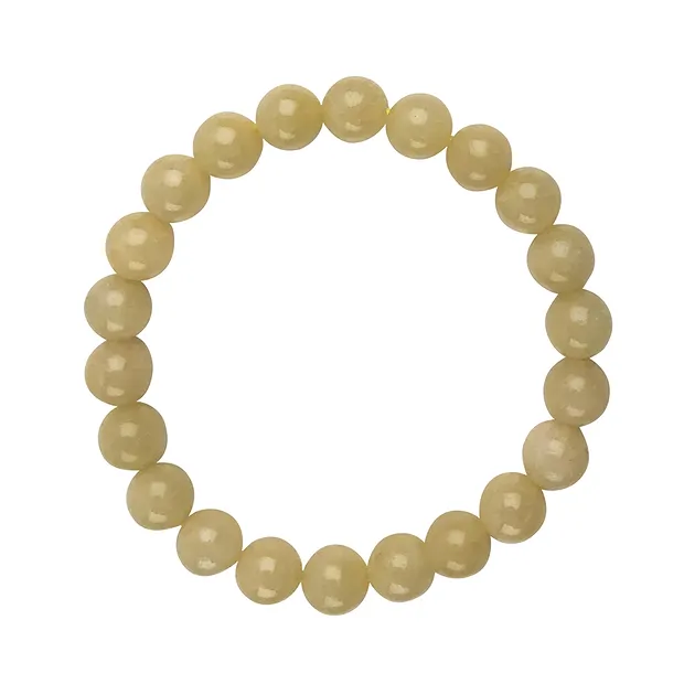Bracelet, Heliodor, 08mm beads | minerals trade - gems, healing stones & jewelry