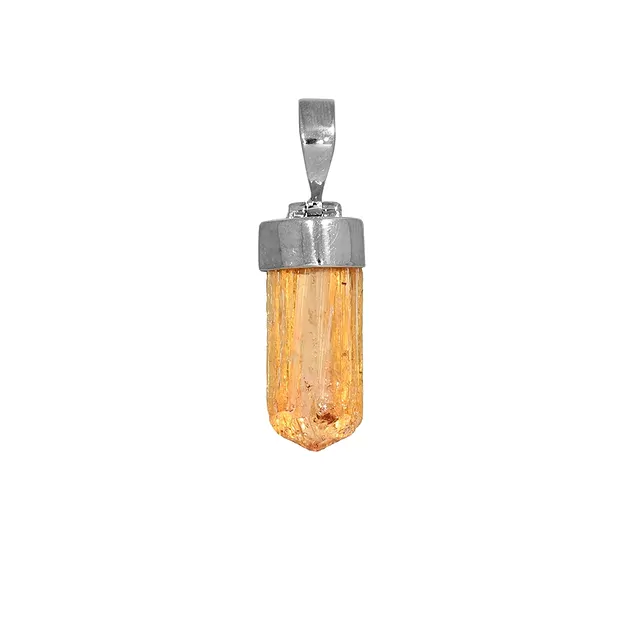 Pendentif Topaze impériale, 2,5 - 3,0cm, platiné | Marco Schreier