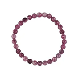 0635351061 Armband, Turmalin (pink), 06mm Kugeln, facettiert | Marco Schreier