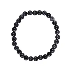 0635650106 Pulsera, Gabbro (MerlinitaMística), 06mm cuentas | Marco Schreier