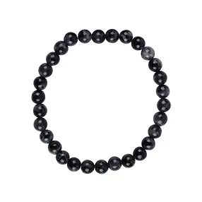 Pulsera, Gabbro (MerlinitaMística), 06mm cuentas | Marco Schreier