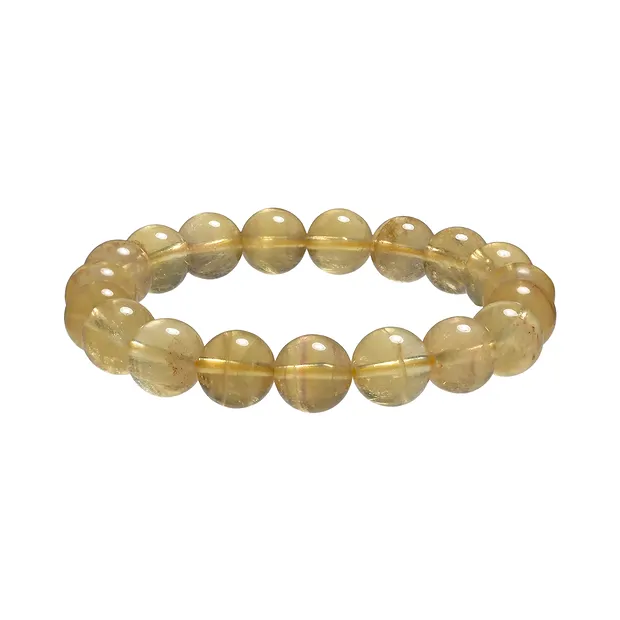 Bracelet, Fluorite (jaune), boules de 10mm | Marco Schreier