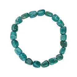 0636950116 Bracelet, Amazonite (dark), 10-12 mm nuggets | wholesaler gems & healing stones