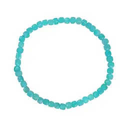 0636951005 Armband, Amazonit, 04mm Würfel, facettiert | GH Edelsteine, Heilsteine & Schmuck