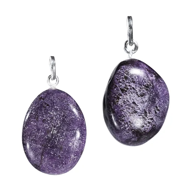 Stichtite pendant, Tumbled Stone, 3.5cm | wholesaler gems & healing stones