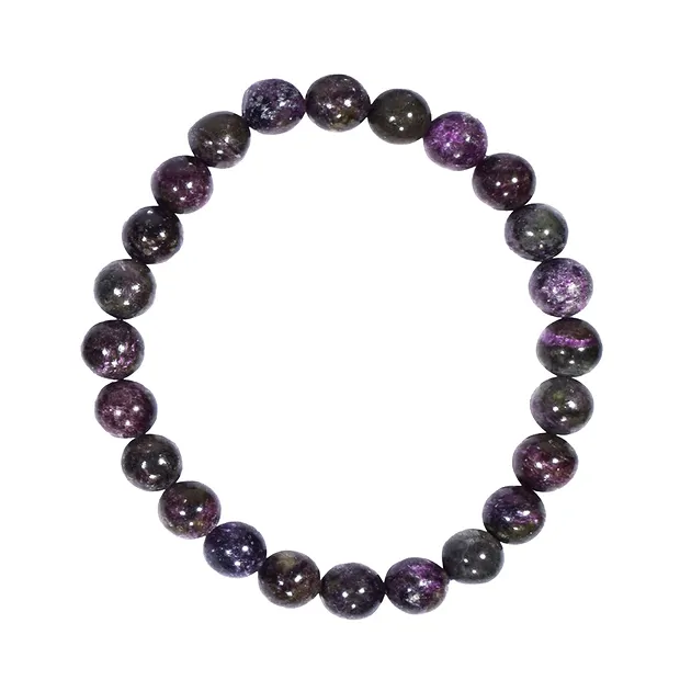 Armband, Stichtit in Matrix, 08mm Kugeln | GH Edelsteine, Heilsteine & Schmuck