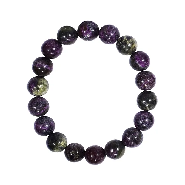 Bracelet, Stichtit en matrice, perles en rondes de 10mm | Marco Schreier
