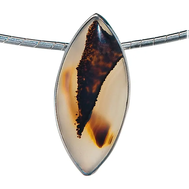 Agate pendant (Montana), 4.5 cm | wholesaler gems, healing stones & jewelry