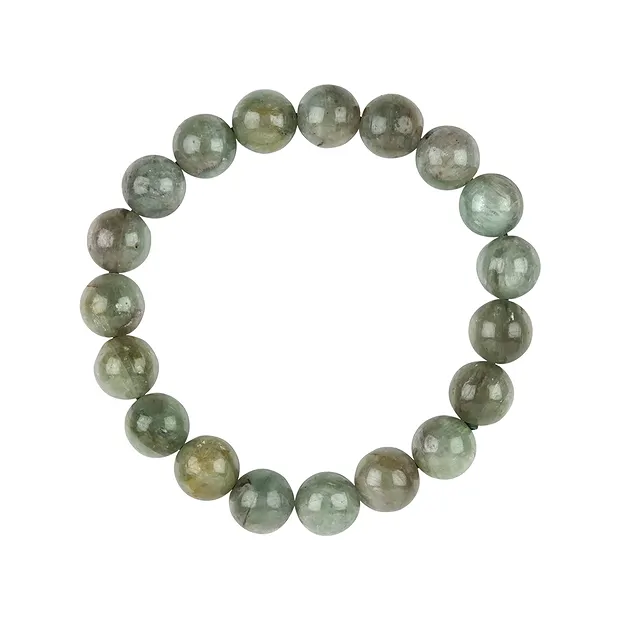 Armband, Disthen (grün), 09-10mm Kugeln | GH Edelsteine, Heilsteine & Schmuck
