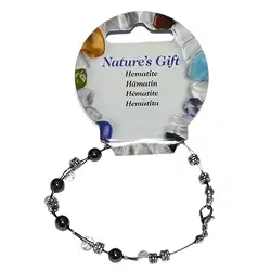 0642156001 Wire bracelet, hematin, beads 06mm, for floor stand | Marco Schreier