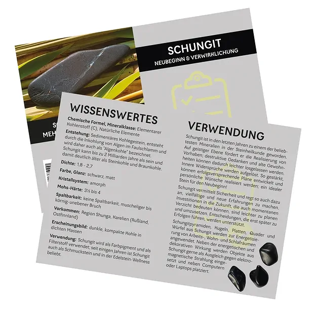 Anhänger Schungit "Neubeginn & Verwirklichung" | Marco Schreier