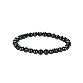 Bracciale, Shungite (stab.), perline da 06 mm | Marco Schreier