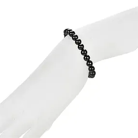 Bracciale, Shungite (stab.), perline da 06 mm | Marco Schreier