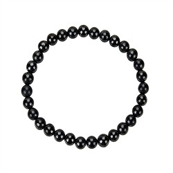 0643250106 Bracelet, Shungite, 06mm perles rondes | Marco Schreier