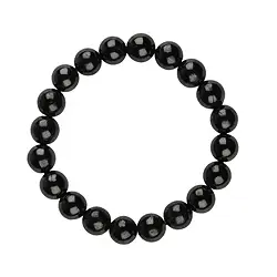 0643250110 Bracelet, Shungite, 10mm beads | minerals trade - gems, healing stones & jewelry