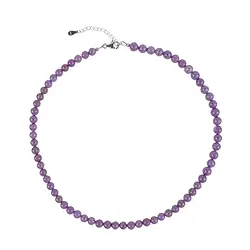 0643814520 Collana di fosfosiderite, perle (06 - 07 mm), rodiate, catena di prolungamento | Marco Schreier