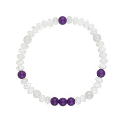 0643850162 Armband, Perlmutt, Phosphosiderit, Rosenquarz | Edelsteine, Heilsteine &amp; Schmuck