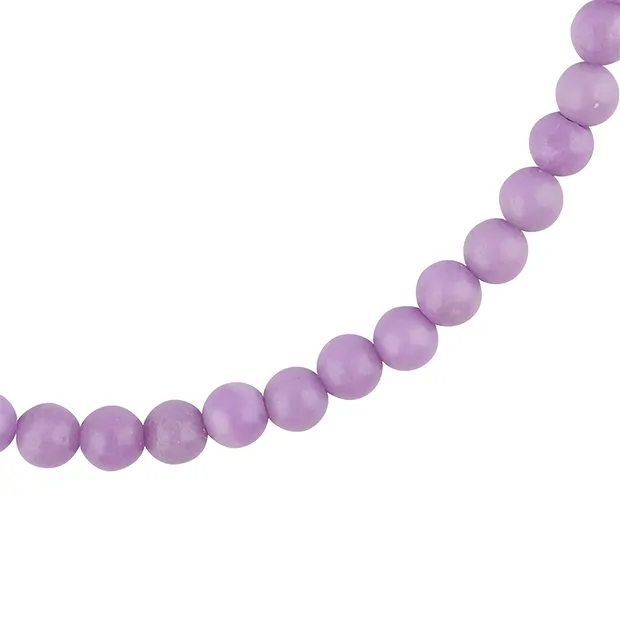 Bracelet en perles rondes, phosphosiderite, 03mm, rhodié | Marco Schreier