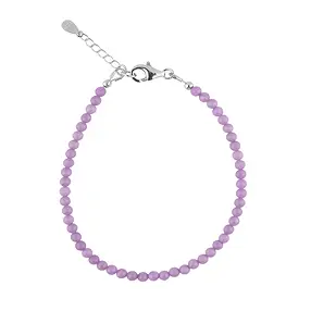 Armband Phosphosiderit, Kugeln (3mm), rhodiniert | Marco Schreier